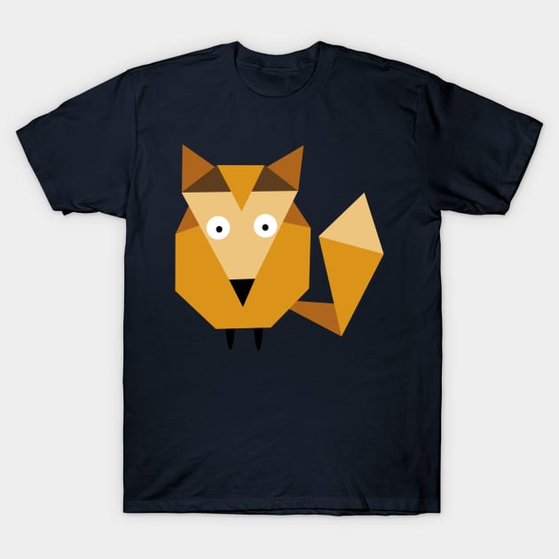 Geometric fox T-Shirt by fairytaleink